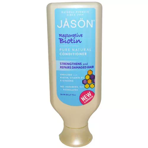 Jason Natural, Conditioner, Restorative Biotin, 16 oz (454 ml) Review