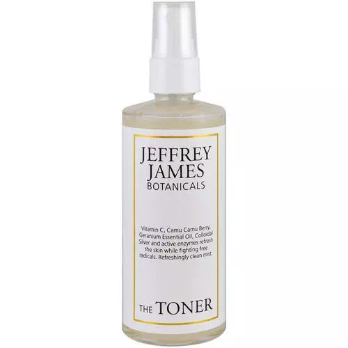 Jeffrey James Botanicals, The Toner, Refreshingly Clean Mist, 4.0 oz (118 ml) Review