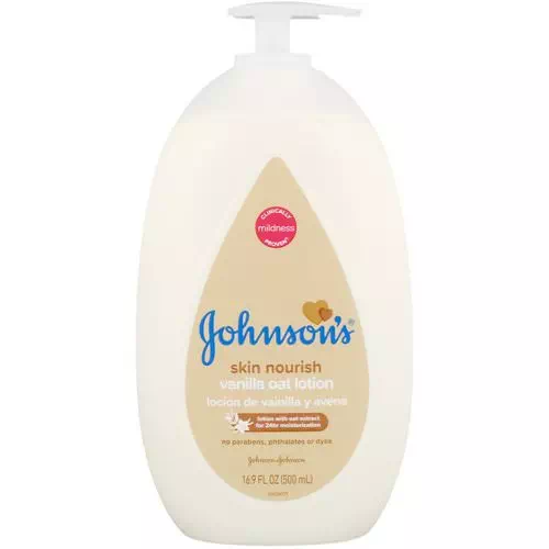 Johnson & Johnson, Skin Nourish, Vanilla Oat Lotion, 16.9 fl oz (500 ml) Review