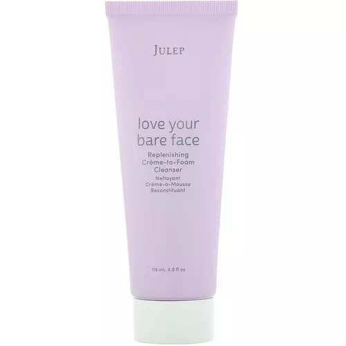 Julep, Love Your Bare Face, Replenishing Creme-to-Foam Cleanser, 4 fl oz (118 ml) Review