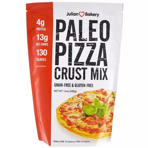 Julian Bakery, Paleo Pizza Crust Mix, 12 oz (340 g) Review