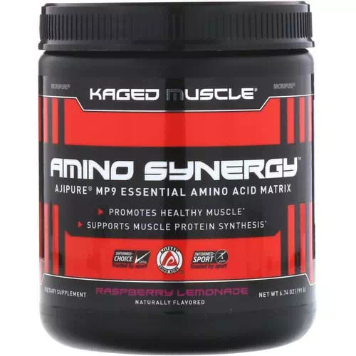 Kaged Muscle, Amino Synergy, Raspberry Lemonade, 6.74 oz (191 g) Review