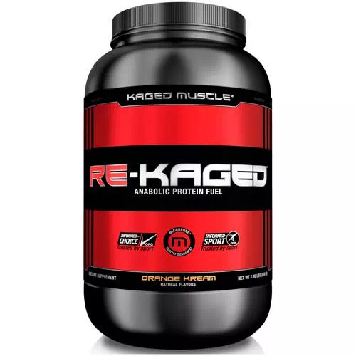 Kaged Muscle, Re-Kaged, Anabolic Protein Fuel, Orange Kream, 2.06 lbs (936 g) Review