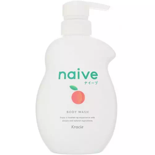 Kracie, Naive, Body Wash, Peach, 17.9 fl oz (530 ml) Review