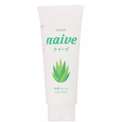 Kracie, Naive, Face Wash, Aloe, 4.5 oz (130 g) Review