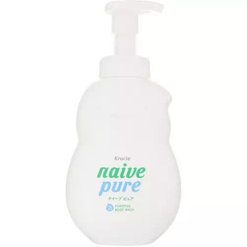 Kracie, Naive, Foaming Body Wash, Pure, 18.6 fl oz (550 ml) Review