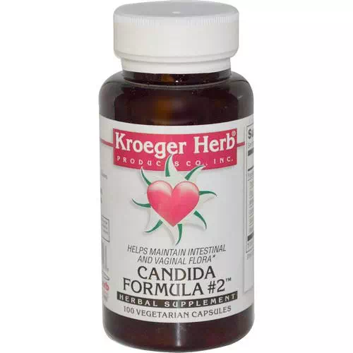 Kroeger Herb Co, Candida Formula #2, 100 Veggie Caps Review