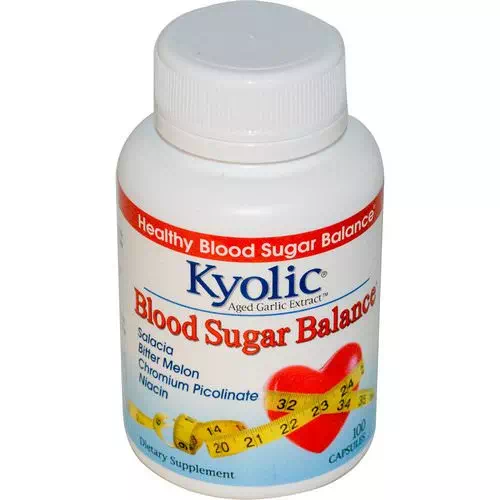 Kyolic, Aged Garlic Extract, Blood Sugar Balance, 100 Capsules Review