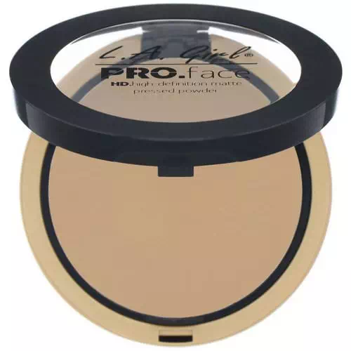 L.A. Girl, Pro Face HD Matte Pressed Powder, True Bronze, 0.25 oz (7 g) Review