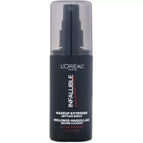 L'Oreal, Infallible Pro-Spray & Set Makeup Extender Setting Spray, 3.4 fl oz (100 ml) Review