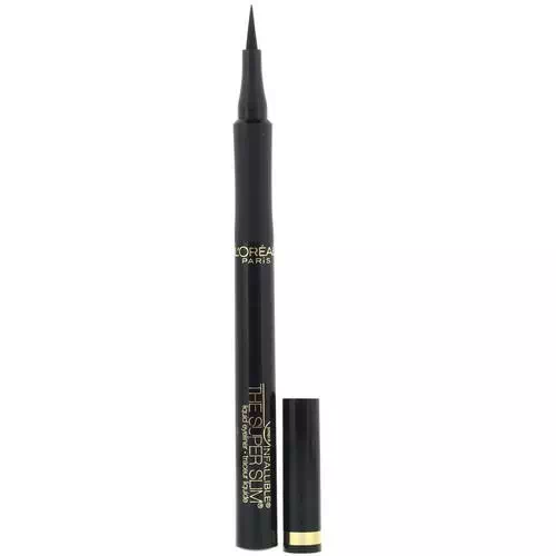 L'Oreal, Infallible Super Slim Liquid Eyeliner, Black 400, 0.034 fl oz (1 ml) Review