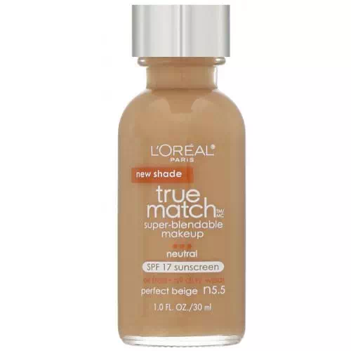 L'Oreal, True Match Super-Blendable Makeup, N5.5 Perfect Beige, 1 fl oz (30 ml) Review