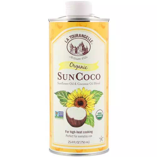 La Tourangelle, Organic SunCoco, Sunflower Oil & Coconut Oil Blend, 25.4 fl oz (750 ml) Review