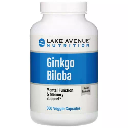 Lake Avenue Nutrition, Ginkgo Biloba, 120 mg, 360 Veggie Capsules Review
