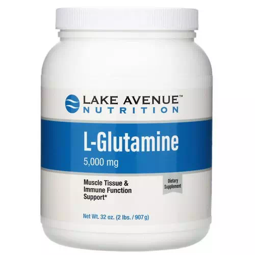 Lake Avenue Nutrition, Glutamine Powder, Unflavored, 2 lb (907 g) Review