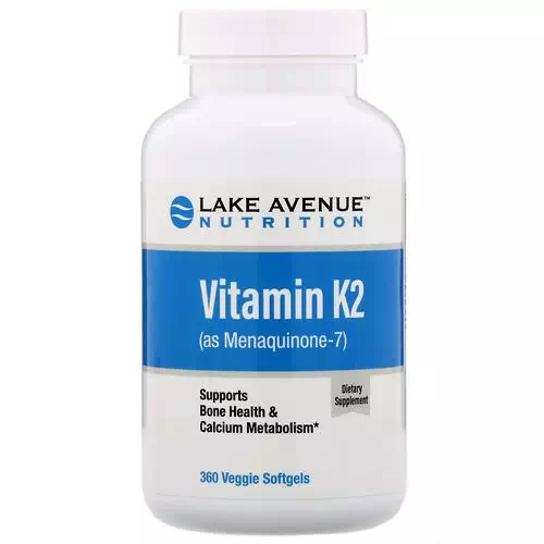Lake Avenue Nutrition, Vitamin K2 (as Menaquinone-7), 50 mcg, 360 Veggie Softgels Review