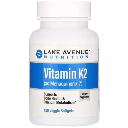 Lake Avenue Nutrition, Vitamin K2, Menaquinone-7, 50 mcg, 120 Veggie Softgels Review
