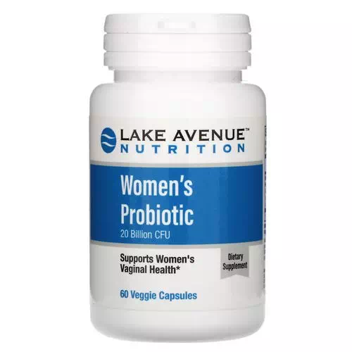 Lake Avenue Nutrition, Women's Probiotics, 20 Billion CFU, 60 Veggie Capsules Review