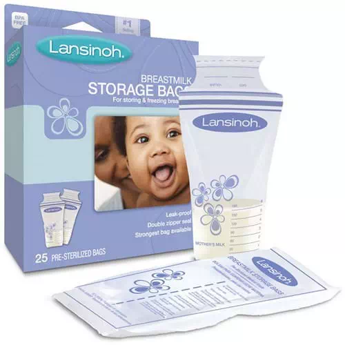Lansinoh, Breastmilk Storage Bags, 25 Pre-Sterilized Bags Review