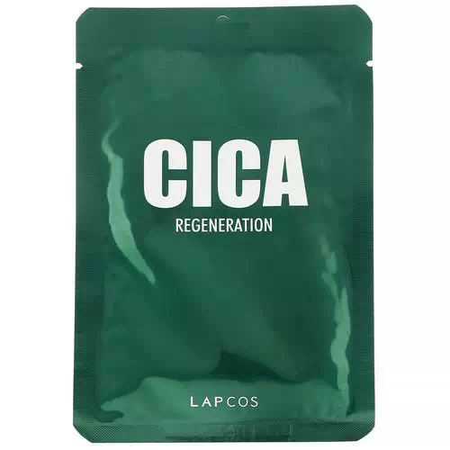 Lapcos, Cica Sheet Mask, Regeneration, 1 Sheet, 1.01 fl oz (30 ml) Review