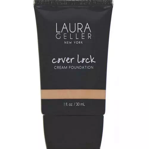 Laura Geller, Cover Lock, Cream Foundation, Light, 1 fl oz (30 ml) Review
