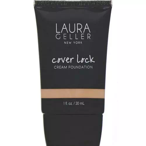 Laura Geller, Cover Lock, Cream Foundation, Porcelain, 1 fl oz (30 ml) Review