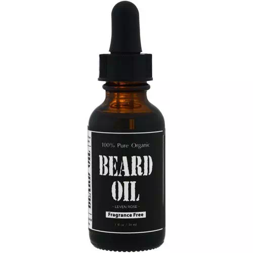 Leven Rose, 100% Pure Organic Beard Oil, Fragrance Free, 1 fl oz (30 ml) Review