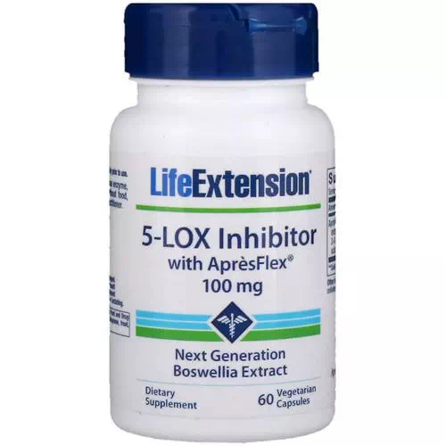 Life Extension, 5-Lox Inhibitor with ApresFlex, 100 mg, 60 Vegetarian Capsules Review