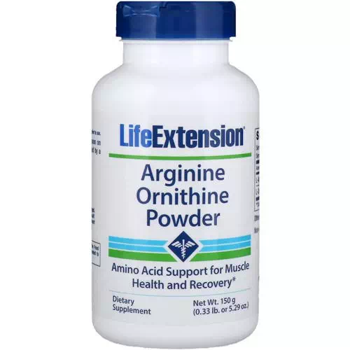 Life Extension, Arginine Ornithine Powder, 5.29 oz (150 g) Review
