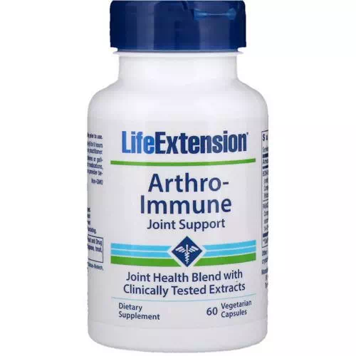 Life Extension, Arthro-Immune, Joint Support, 60 Vegetarian Capsules Review