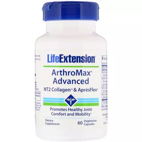 Life Extension, ArthroMax Advanced, NT2 Collagen & ApresFlex, 60 Vegetarian Capsules Review