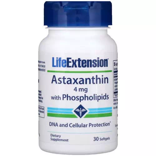 Life Extension, Astaxanthin with Phospholipids, 4 mg, 30 Softgels Review