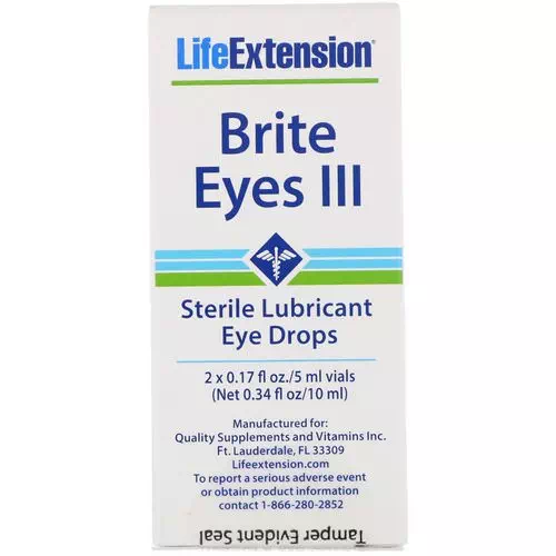 Life Extension, Brite Eyes III, 2 Vials, 5 ml Each Review