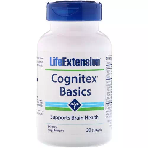 Life Extension, Cognitex Basics, 30 Softgels Review
