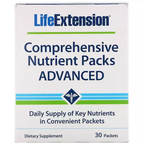 Life Extension, Comprehensive Nutrient Packs Advanced, 30 packets Review
