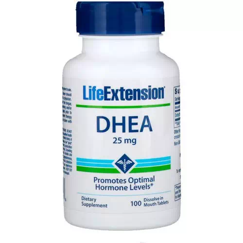 Life Extension, DHEA, 25 mg, 100 Dissolve in Mouth Tablets Review