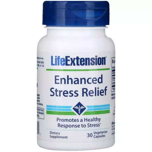 Life Extension, Enhanced Stress Relief, 30 Vegetarian Capsules Review