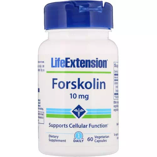Life Extension, Forskolin, 10 mg, 60 Vegetarian Capsules Review