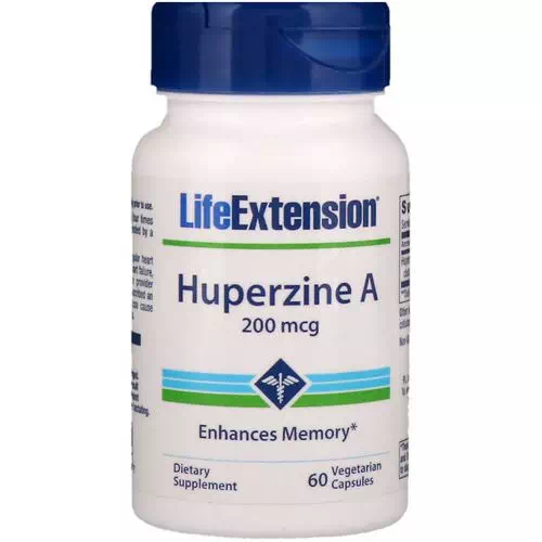 Life Extension, Huperzine A, 200 mcg, 60 Vegetarian Capsules Review