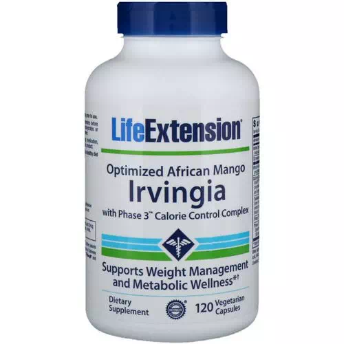 Life Extension, Optimized African Mango Irvingia, 120 Vegetarian Capsules Review