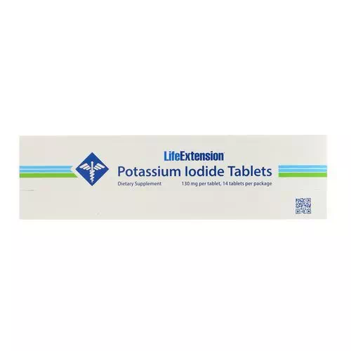 Life Extension, Potassium Iodide Tablets, 130 mg, 14 Tablets Review
