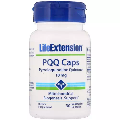 Life Extension, PQQ Caps, 10 mg, 30 Vegetarian Capsules Review