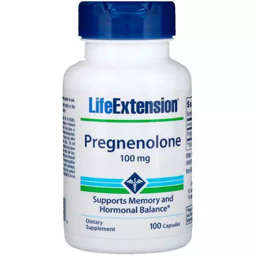 Life Extension, Pregnenolone, 100 mg, 100 Capsules Review