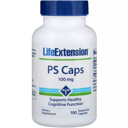 Life Extension, PS Caps, 100 mg, 100 Vegetarian Capsules Review