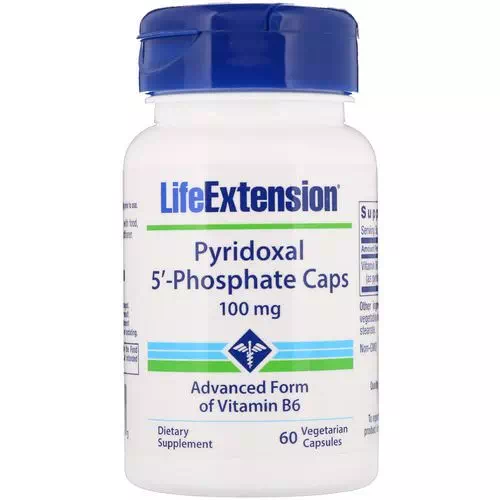 Life Extension, Pyridoxal 5'-Phosphate Caps, 100 mg, 60 Vegetarian Capsules Review