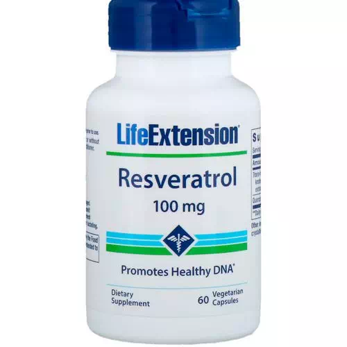 Life Extension, Resveratrol, 100 mg, 60 Vegetarian Capsules Review