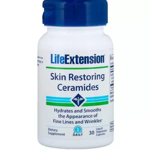 Life Extension, Skin Restoring Ceramides, 30 Liquid Vegetarian Capsules Review