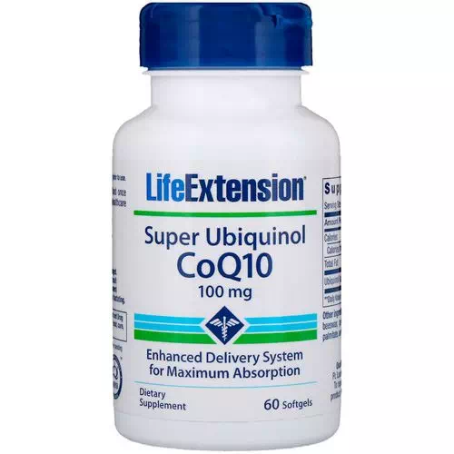 Life Extension, Super Ubiquinol CoQ10 with Enhanced Mitochondrial Support, 100 mg, 60 Softgels Review
