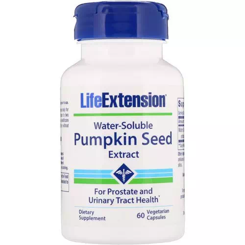Life Extension, Water-Soluble Pumpkin Seed Extract, 60 Vegetarian Capsules Review
