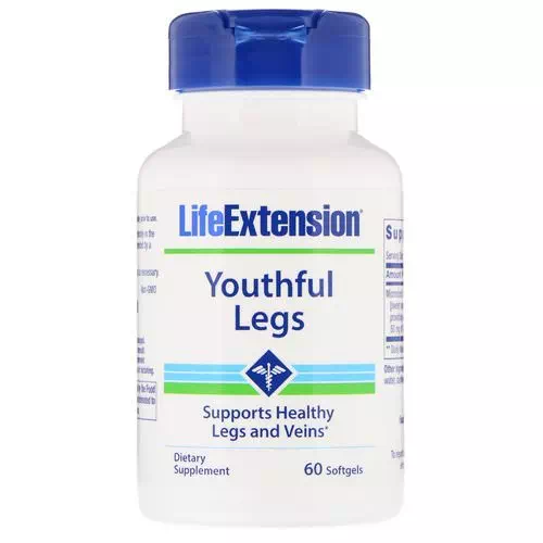 Life Extension, Youthful Legs, 60 Softgels Review